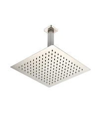 Rainsken Ceiling Mounted Shower System Combo Set with Handheld and 10"Shower head, Brushed Nickel