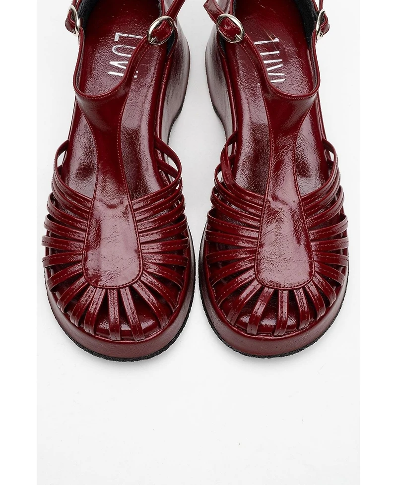 Prologue Shoes Aniel Platform Wedge Sandal (Women)