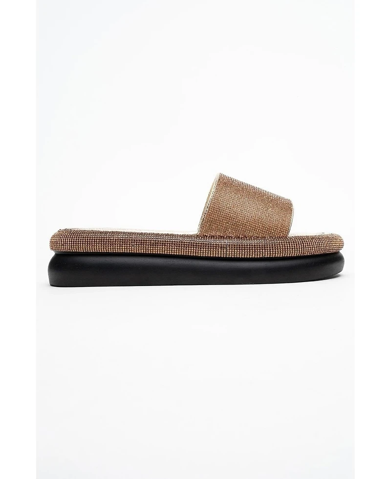 Prologue Shoes Oeste Rhinestone Platform Sandal (Women)