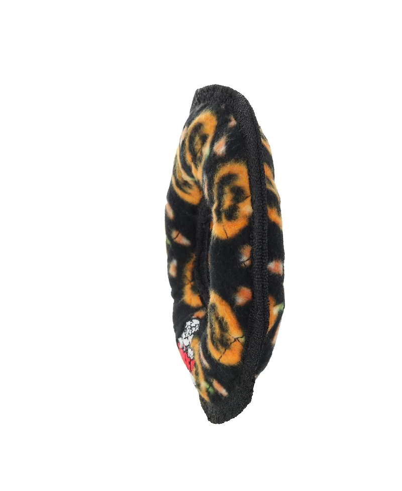 Tuffy Holiday Jr Ring Pumpkin 2 Pack , Durable Plush Squeaky Dog Toy