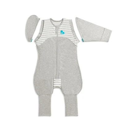Love To Dream Baby Transition Suit 1.0 Tog Stripe - Gray Large (19-24lbs)