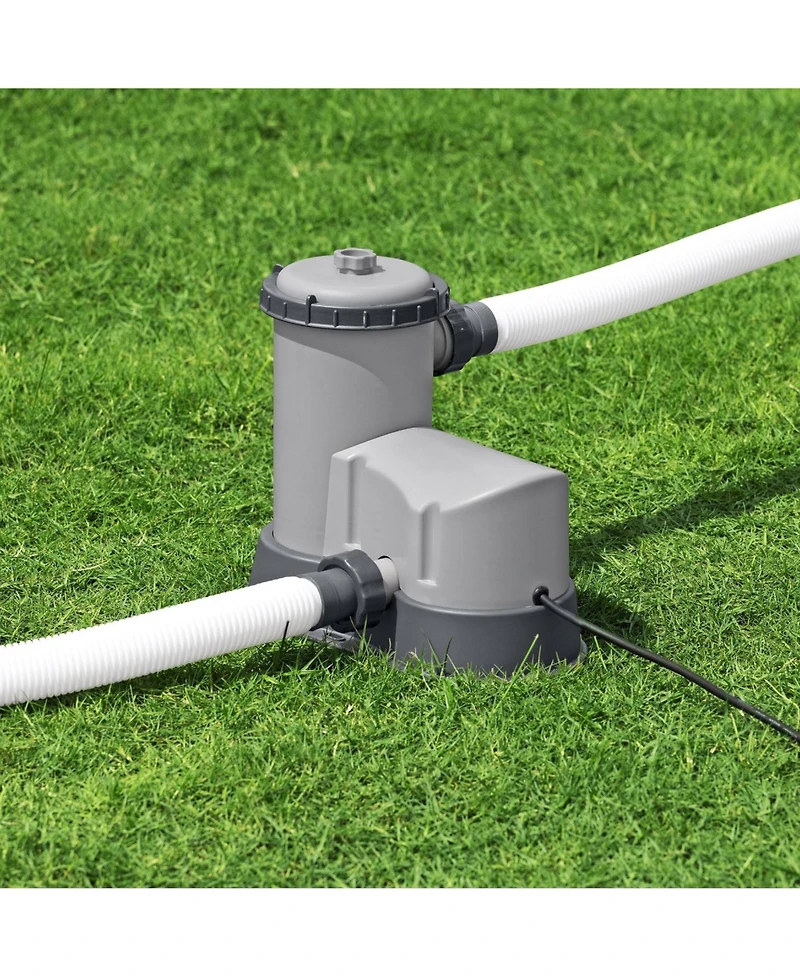 Bestway Flowclear 1,500 Gph 120V Above Ground Swimming Pool Water Filter Pump