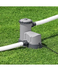 Bestway Flowclear 1,500 Gph 120V Above Ground Swimming Pool Water Filter Pump