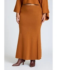 Eloquii Women's Sweater Maxi Skirt