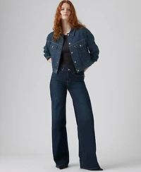 Levi's Women's 318 Shaping Stellar-Stretch Wide-Leg Jeans