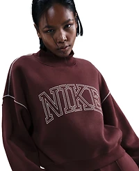 Nike Women's Phoenix Fleece Mock-Neck Sweatshirt
