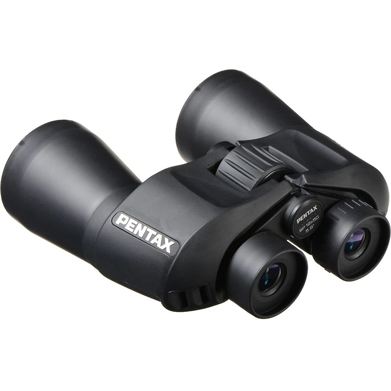 Pentax 12x50 Sp Series Water Proof Porro Prism Binocular with 5.6 Degree Angle of View, Black