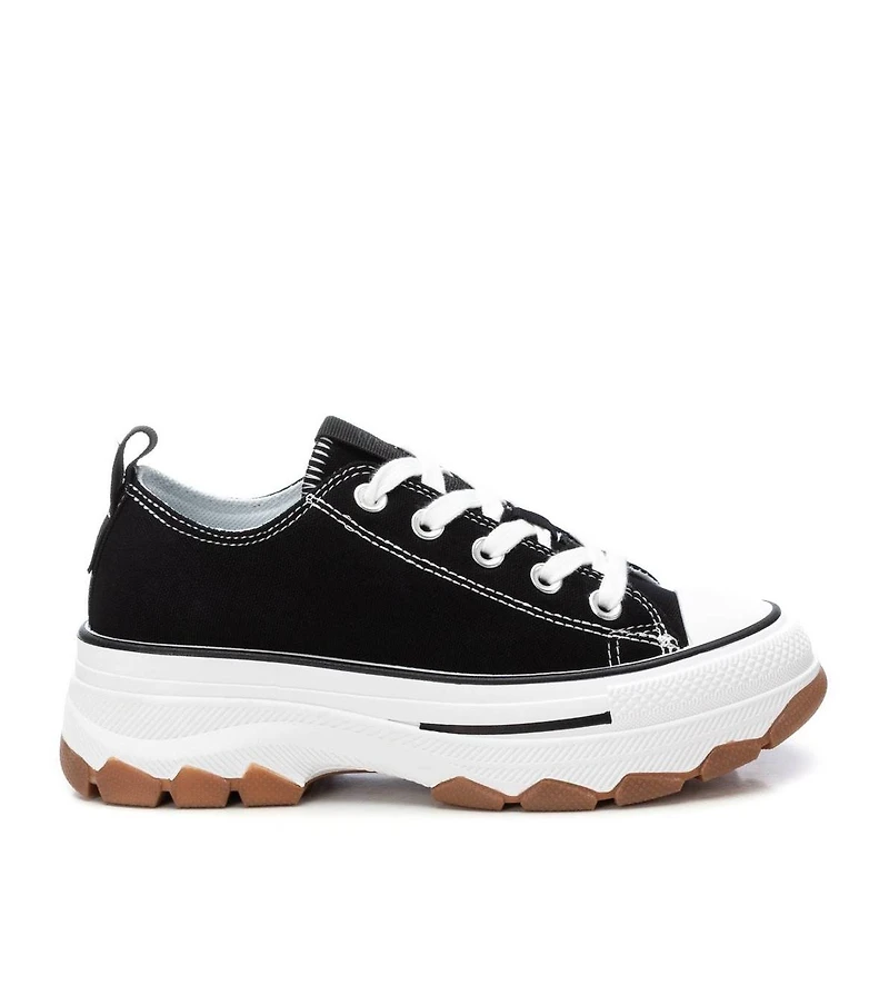 Women's Lace-Up Canvas Sneakers Refresh Collection By Xti