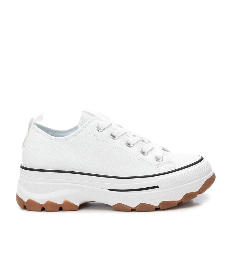 Women's Lace-Up Canvas Sneakers Refresh Collection By Xti