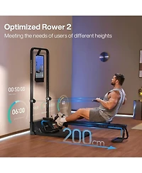 Speediance AeroRow Rowing Bench, Next Generation of Rowing Machines, Rower Attachment for Gym Monster