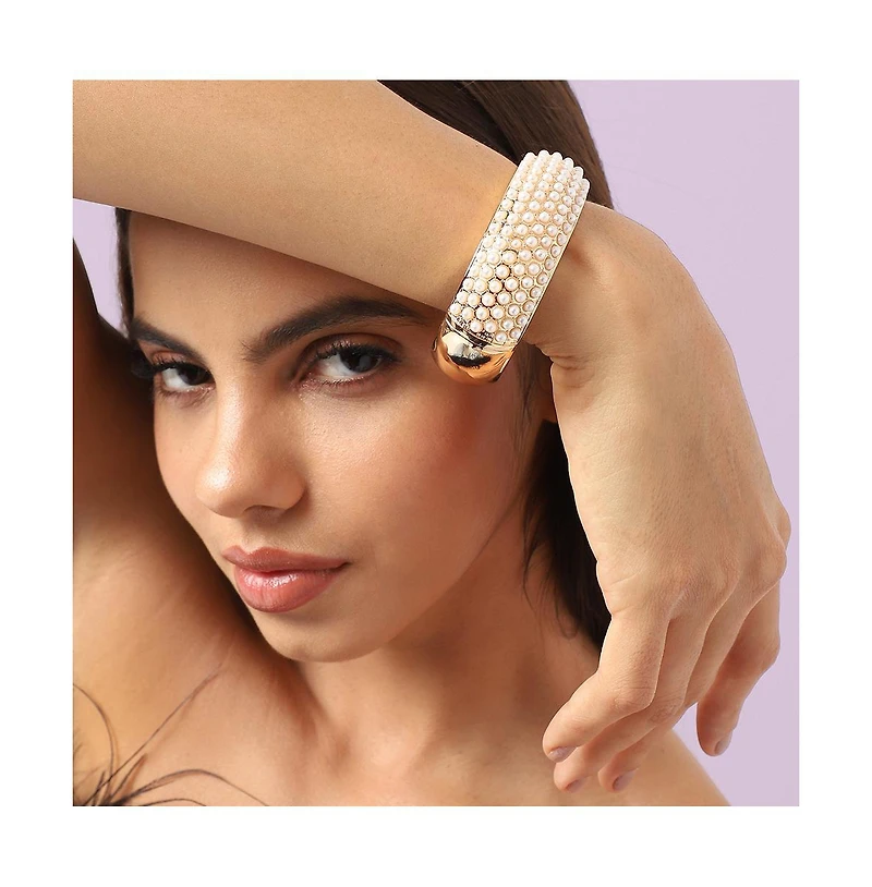 Sohi Pearl Bangle Bracelet