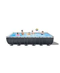 Intex 26363EH 24' x 12' x 52" Rectangular Ultra Xtr Frame Swimming Pool w/ Pump