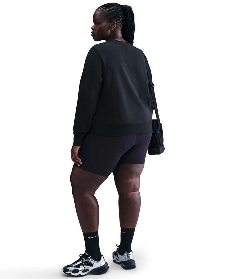Nike Plus Sportswear Club Fleece Graphic Crew-Neck Sweatshirt