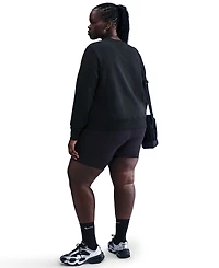 Nike Plus Sportswear Club Fleece Graphic Crew-Neck Sweatshirt