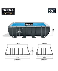 Intex Ultra Xtr 18' x 9' x 52" Above Ground Pool & OptiFlow Premium Filter Sand