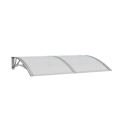 Door Canopy Grey Polycarbonate, Abs, Aluminum Standard Durable