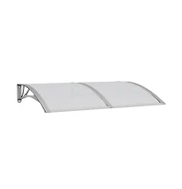Door Canopy Grey Polycarbonate, Abs, Aluminum Standard Durable