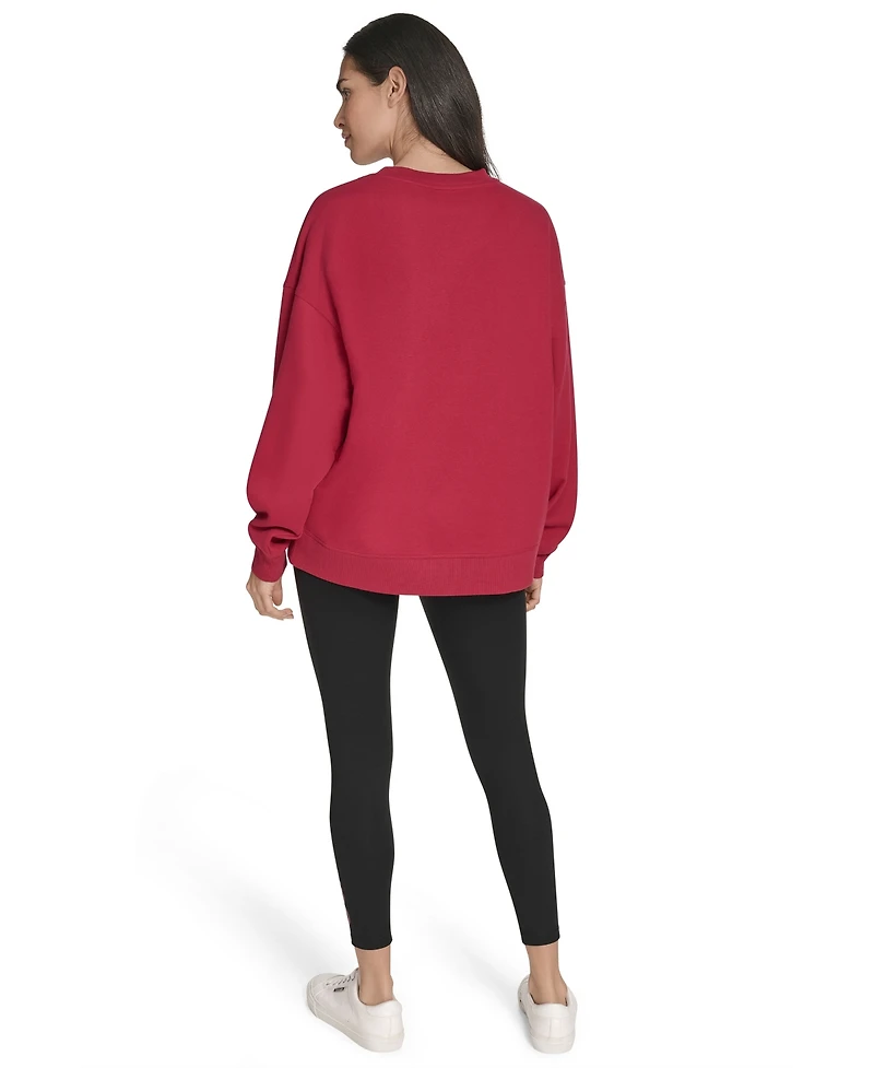 Calvin Klein Women's Performance Crew Neck Oversized Sweatshirt