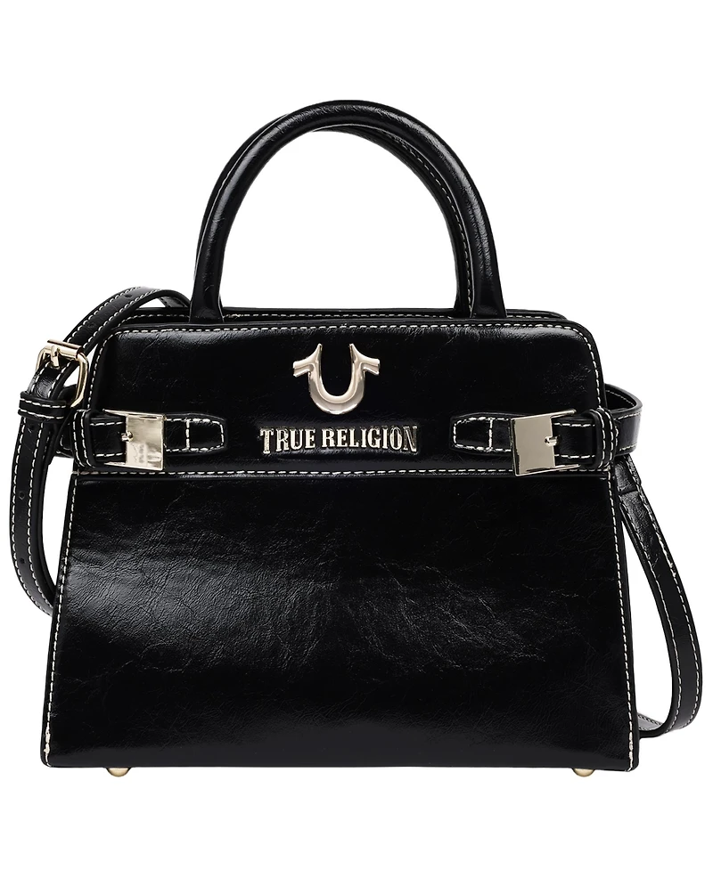 True Religion Buckle Tab Tote