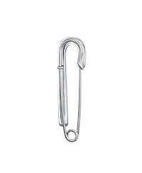 Bling Jewelry Set of 2 Crystal Candy Cane Safety Pin Brooch Pin Gold Silver Plated 2 Inch