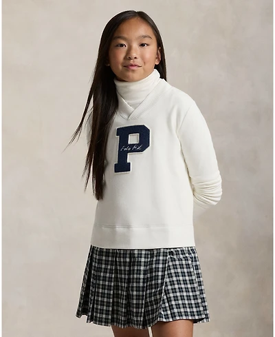 Polo Ralph Lauren Girls 7-16 Letterman Sweatshirt Dress