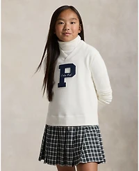 Polo Ralph Lauren Girls 7-16 Letterman Sweatshirt Dress