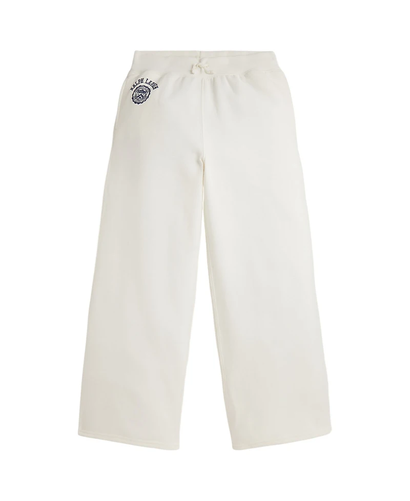 Polo Ralph Lauren Girls 7-16 Logo Crest Wide-Leg Pants