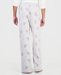 Hippie Rose Juniors' Printed Drawstring-Waist Pants