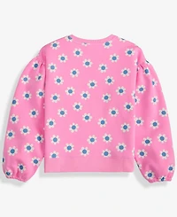 Epic Threads Girls 5-20 Floral-Print Sweatshirt, Macy's Exclusive