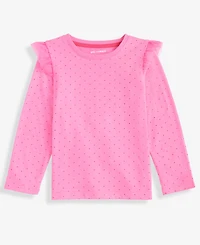 Epic Threads Girls Toddler 2T-4T Polka Dot Ruffle Long-Sleeve Top, Macy's Exclusive