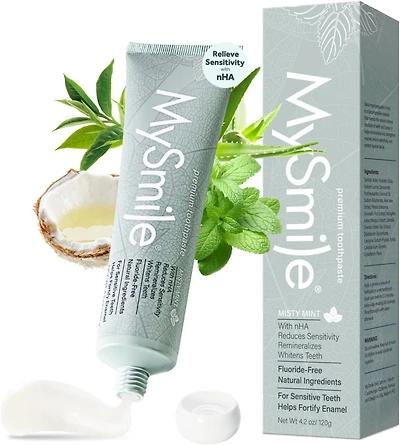 MySmile Nano-Hydroxyapatite Toothpaste for Sensitive Teeth