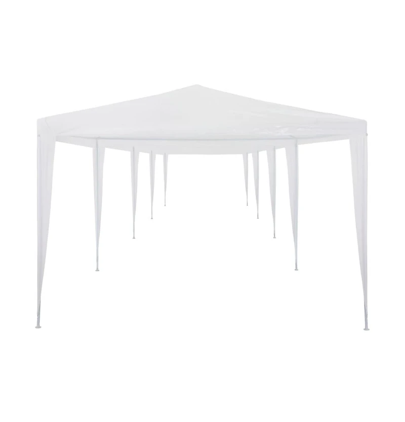 vidaXL Party tent White Pe roof Large Collapsible Party tent