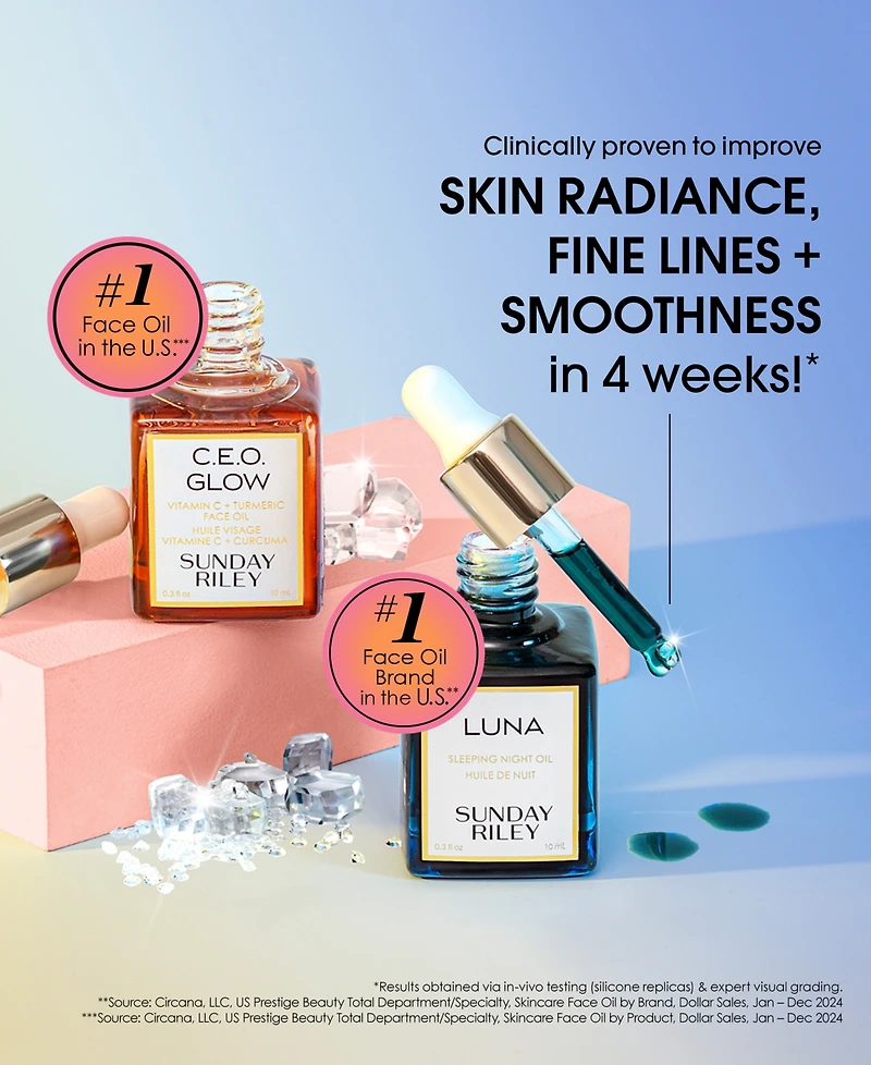 Sunday Riley 2-Pc. Day, Night Brighten and Plump Gift Set