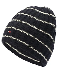 Tommy Hilfiger Men's Texture Rib Stripe Cuff Hat