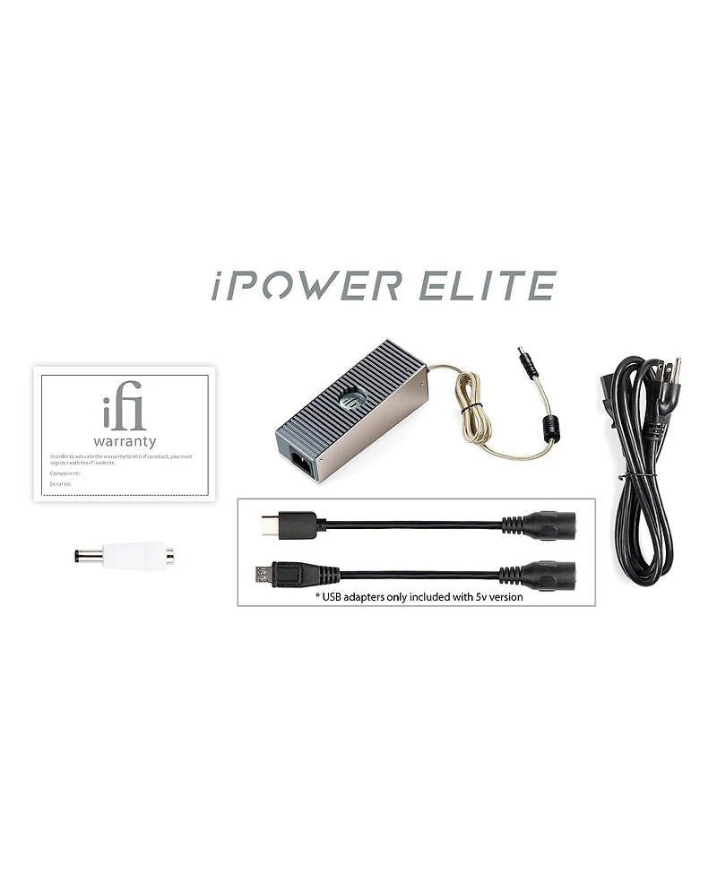 iFi Audio iPower Elite Active Noise Canceling 12V Dc Power Supply