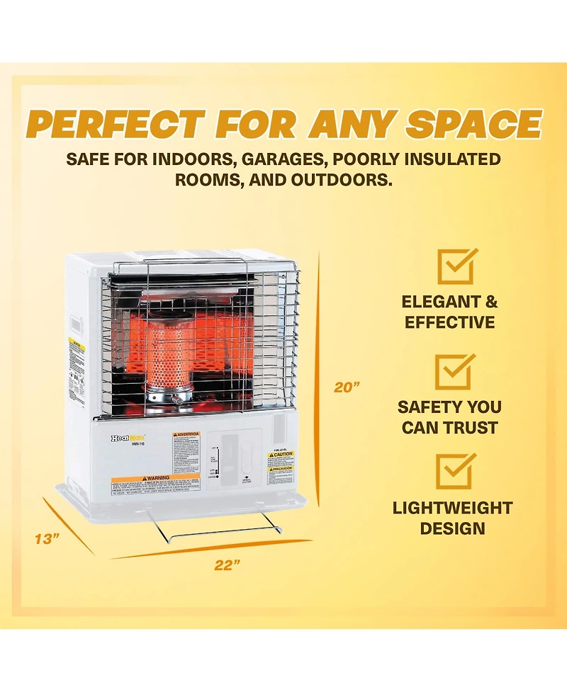Sengoku HeatMate Economic Portable Indoor Outdoor Radiant Kerosene Space Heater