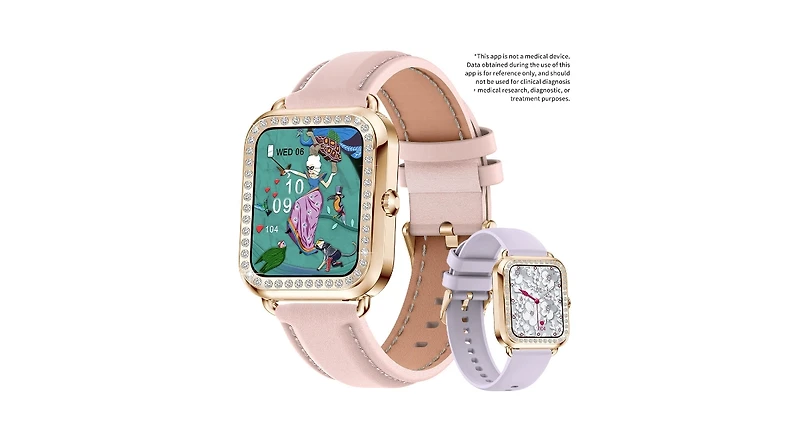 Ruxing Smart smart watch Bluetooth call multi-function heart rate waterproof bracelet -Silver