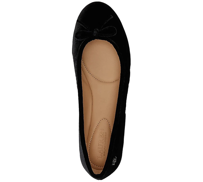 Lauren Ralph Women's Jayna Nappa Leather Flats