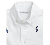 Polo Ralph Lauren Baby Boys Pony Oxford Short-Sleeve Shirt