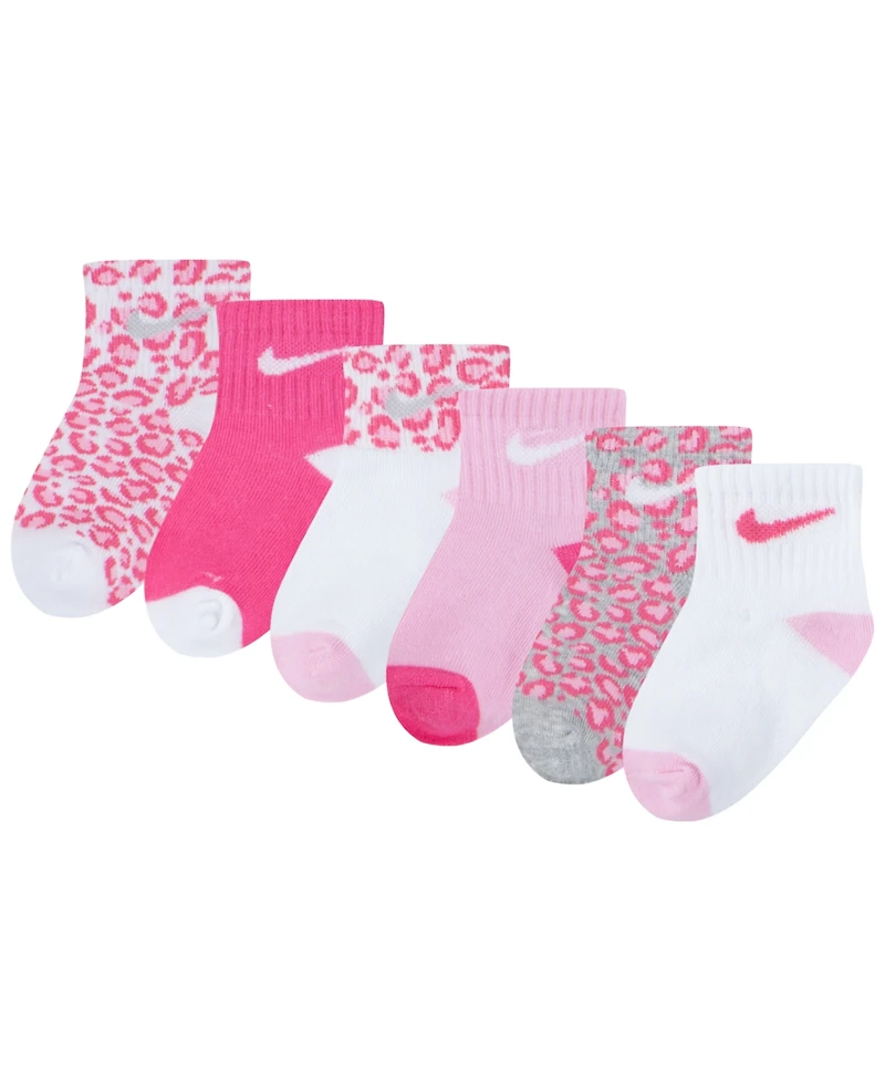Nike Baby Girls 6-Pack Ankle Socks