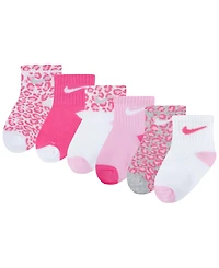 Nike Baby Girls 6-Pack Ankle Socks