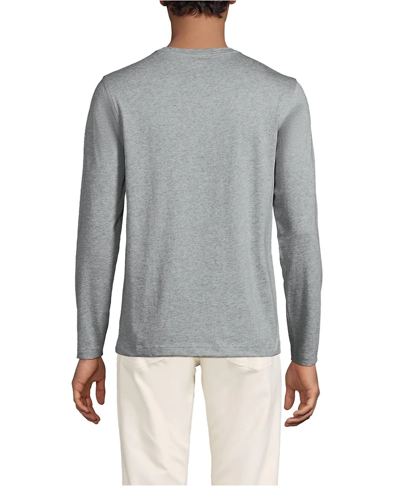 Lands' End Big & Tall Long Sleeve Cotton Supima Tee