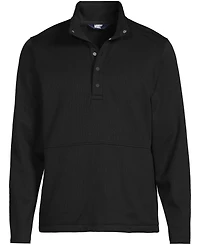 Lands' End Men's Unisex Grid Tech Snapneck Pullover Shirt