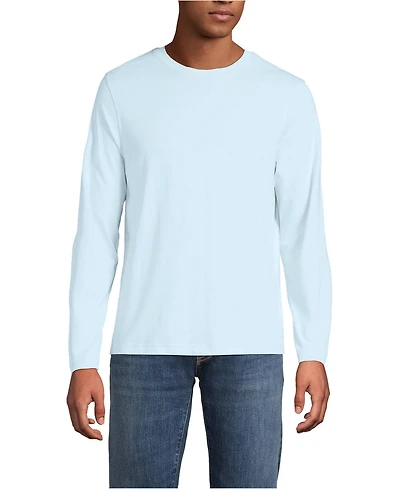 Lands' End Big & Tall Long Sleeve Cotton Supima Tee