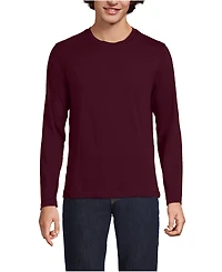 Lands' End Big & Tall Long Sleeve Cotton Supima Tee
