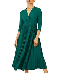 Yumi Jersey Knot Waist Midi Dress