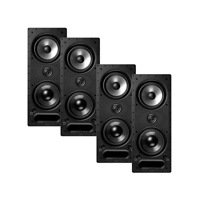 Polk Audio 265-ls Vanishing In Wall 3 Way Speakers (4 Pack)