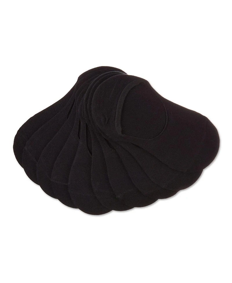 MeMoi Women's 10 Pair Pack High Cut Sneaker Liners