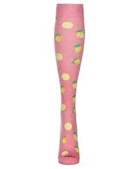 MeMoi Women's Lemons 8-15MMHG Graduated Compression Socks