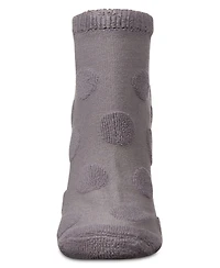 MeMoi Women's Terry Dot Low Cut Socks